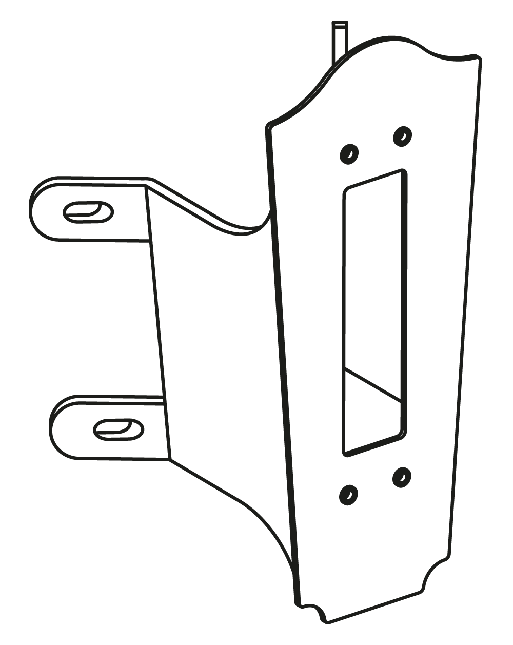 CORNER BRACKET 152 WHITE 152WH