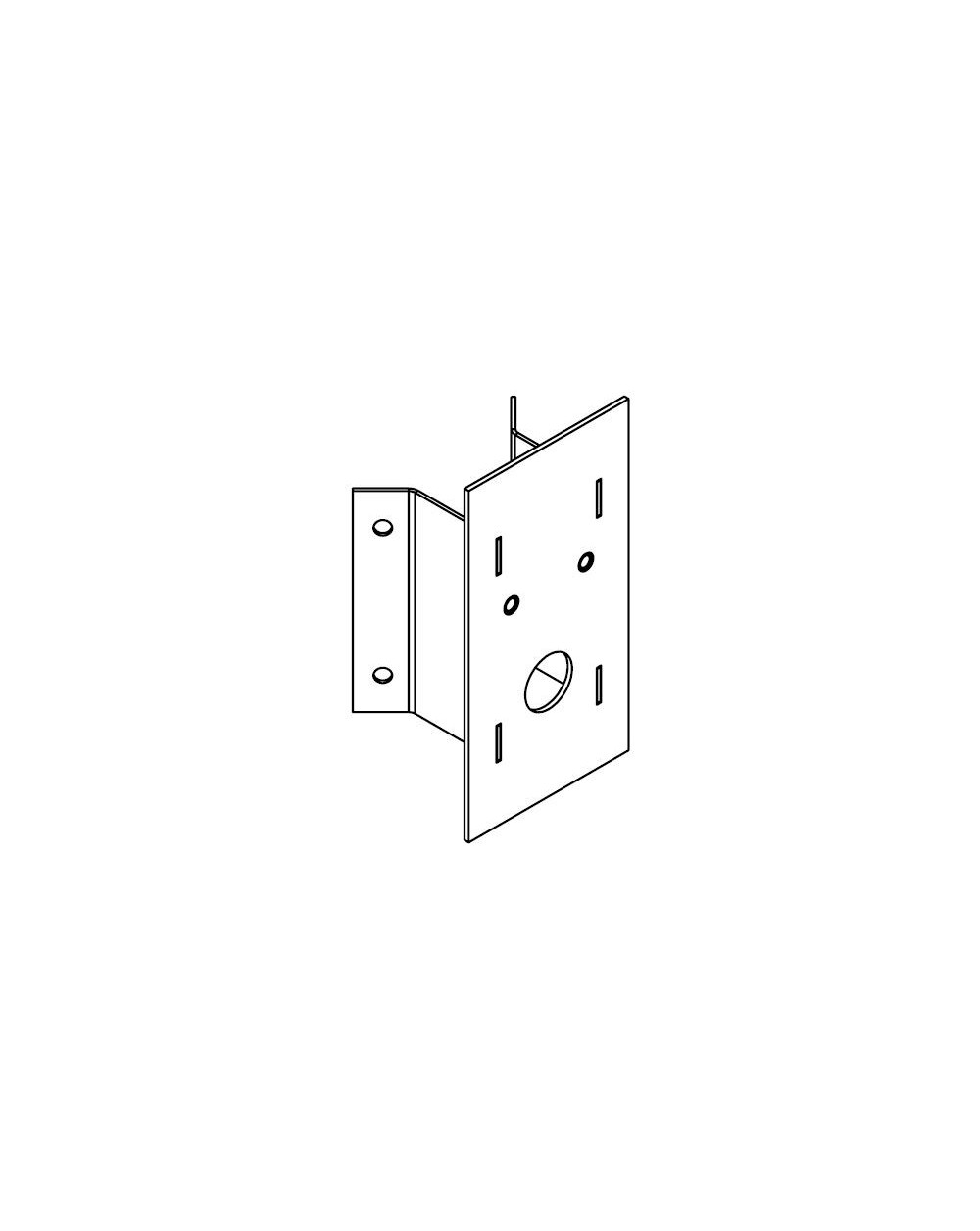 CORNER BRACKET 155 BLACK FOR LOFOTEN 155BL