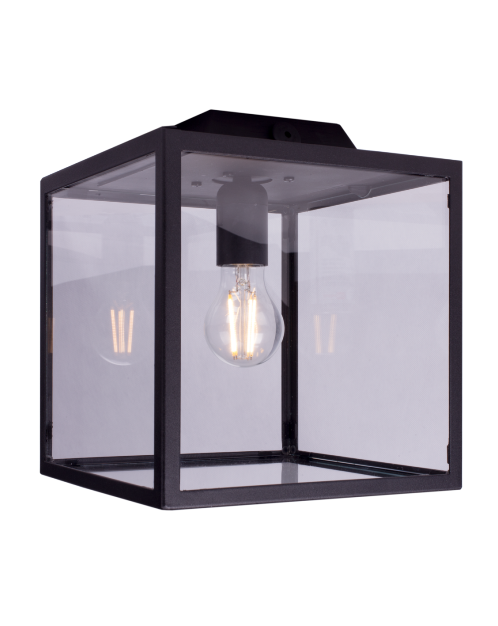 LOFOTEN 1942 BLACK E27 LED 11W CLEAR LAMPSHADE 1942BL