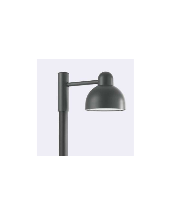 Oprawa słupowa Koster do zamontowania na słupie oświetleniowym fi 60mm - Norlys ledowa zewnęrzna lampa ogrodow aluminium grafit