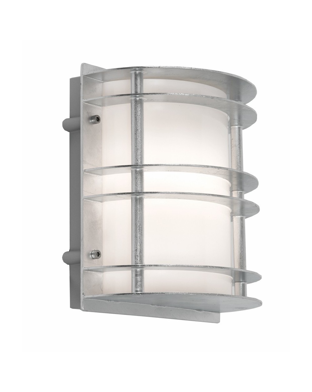 STOCKHOLM 220 HOT-DIP GALVANIZING E27 LED 9W OPAL LAMPSHADE 220GA