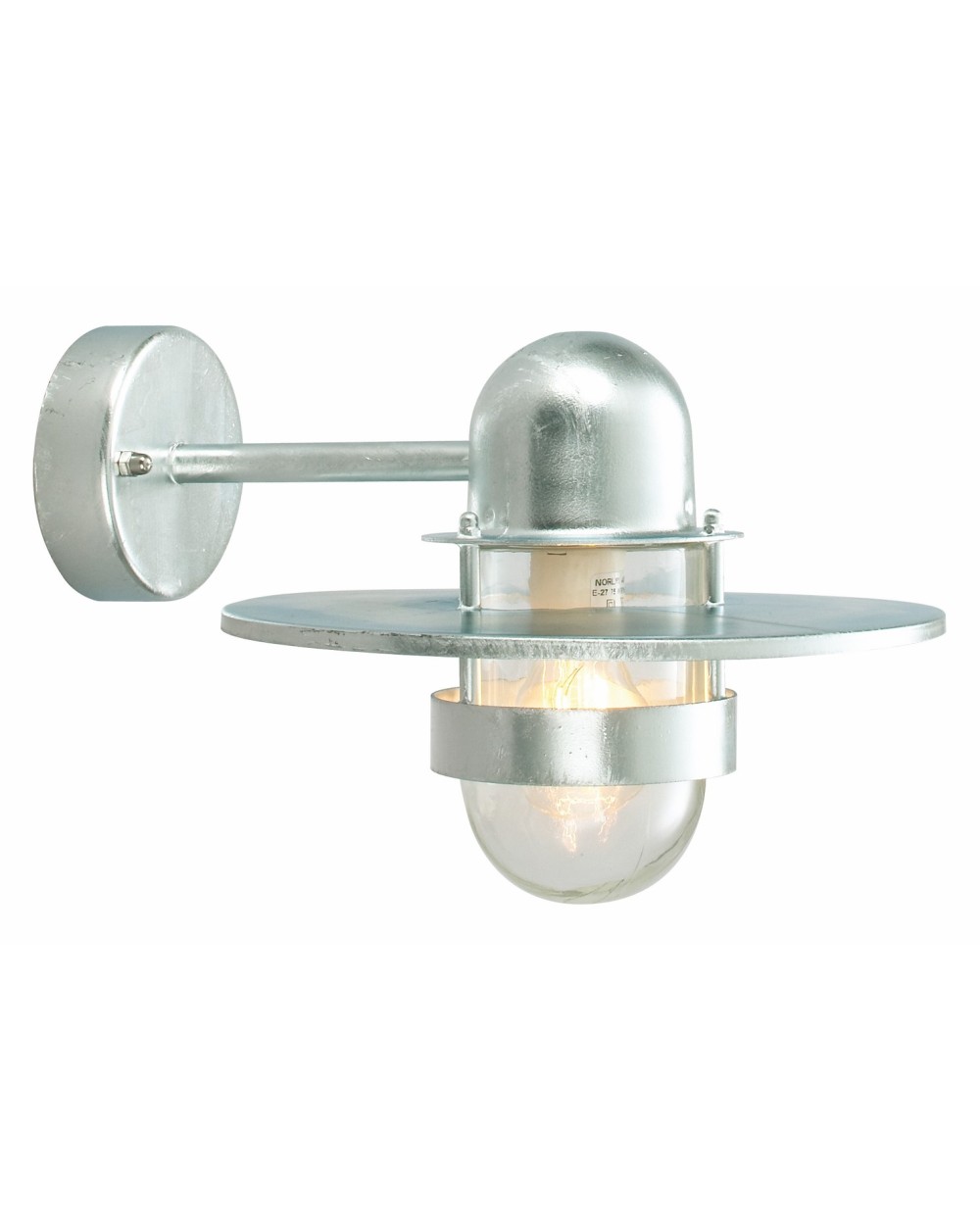 BERGEN 270 HOT-DIP GALVANIZING E27 LED 9W ON ARM DOWN 270GA