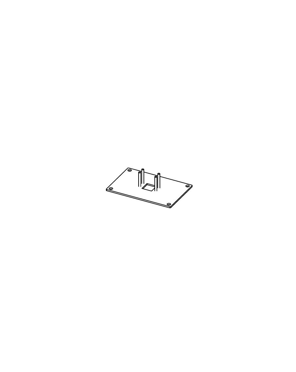 SPECIAL FOOT 3081 GRAPHITE FOR ASKER BOLLARD, MOLDE 3081GR