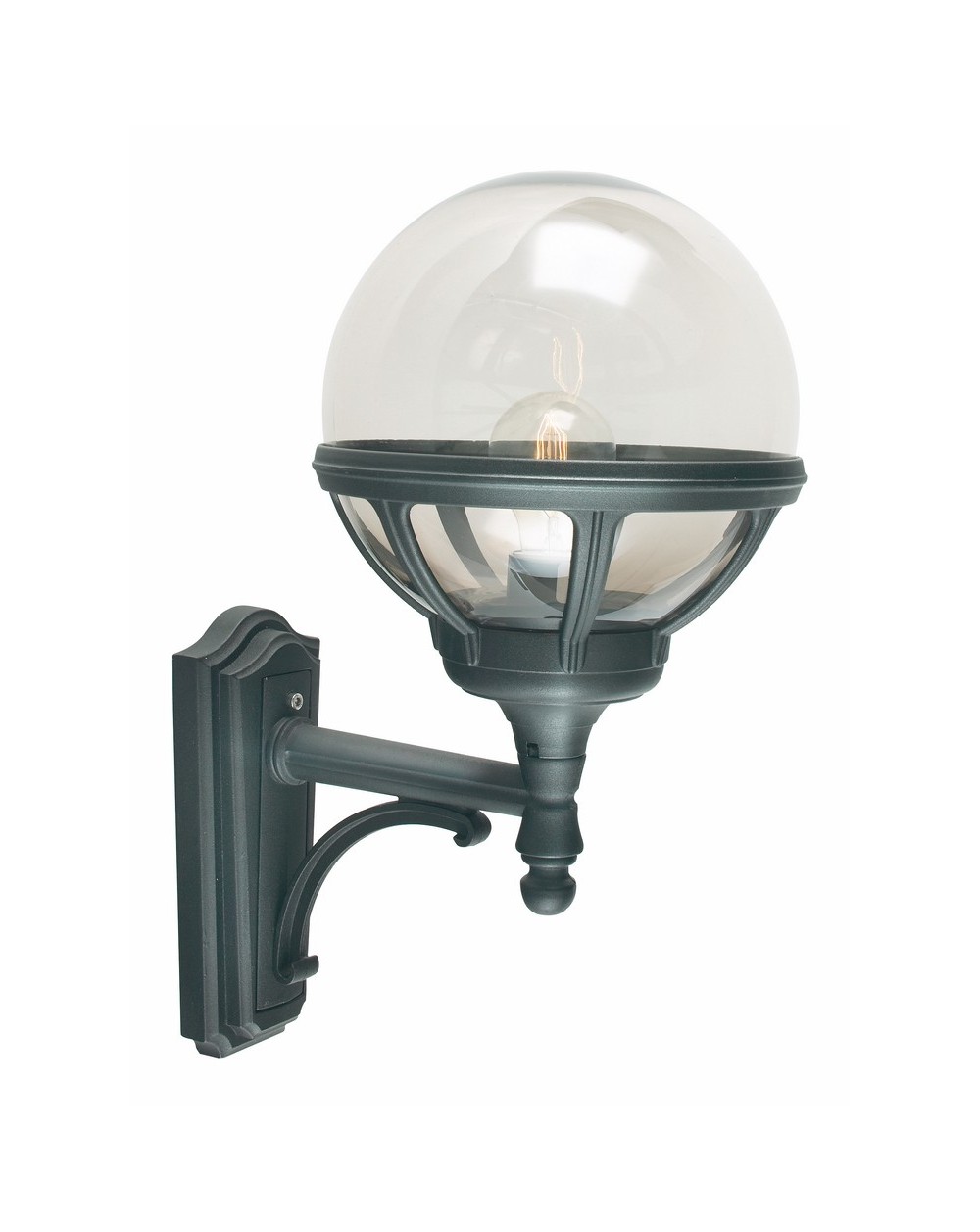 BOLOGNA 360 BLACK E27 LED 9W ON ARM UP 360BL