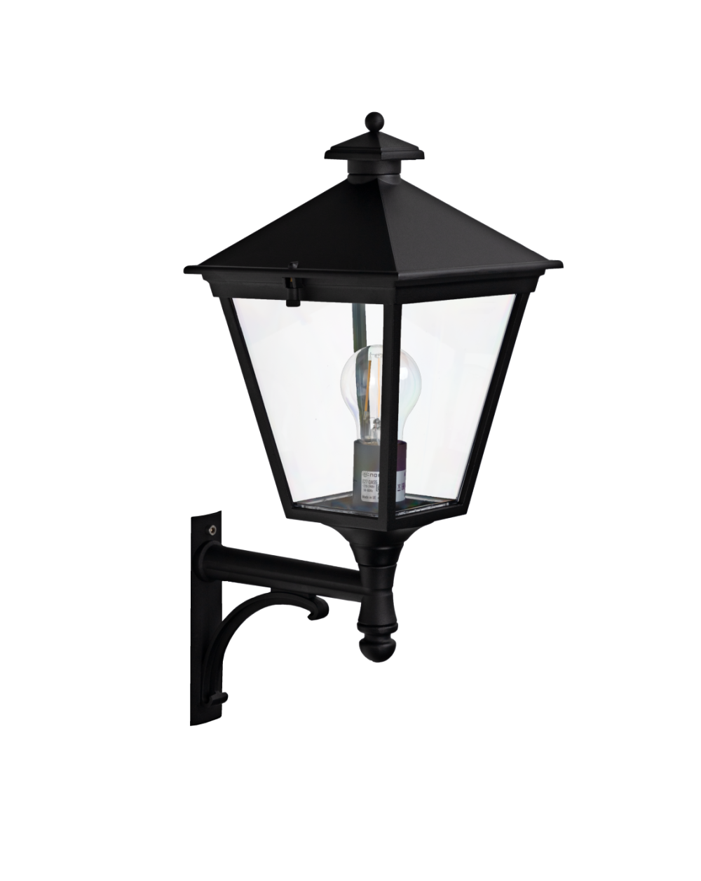 LONDON 4020 BLACK E27 LED 9W ON ARM UP 4020BL