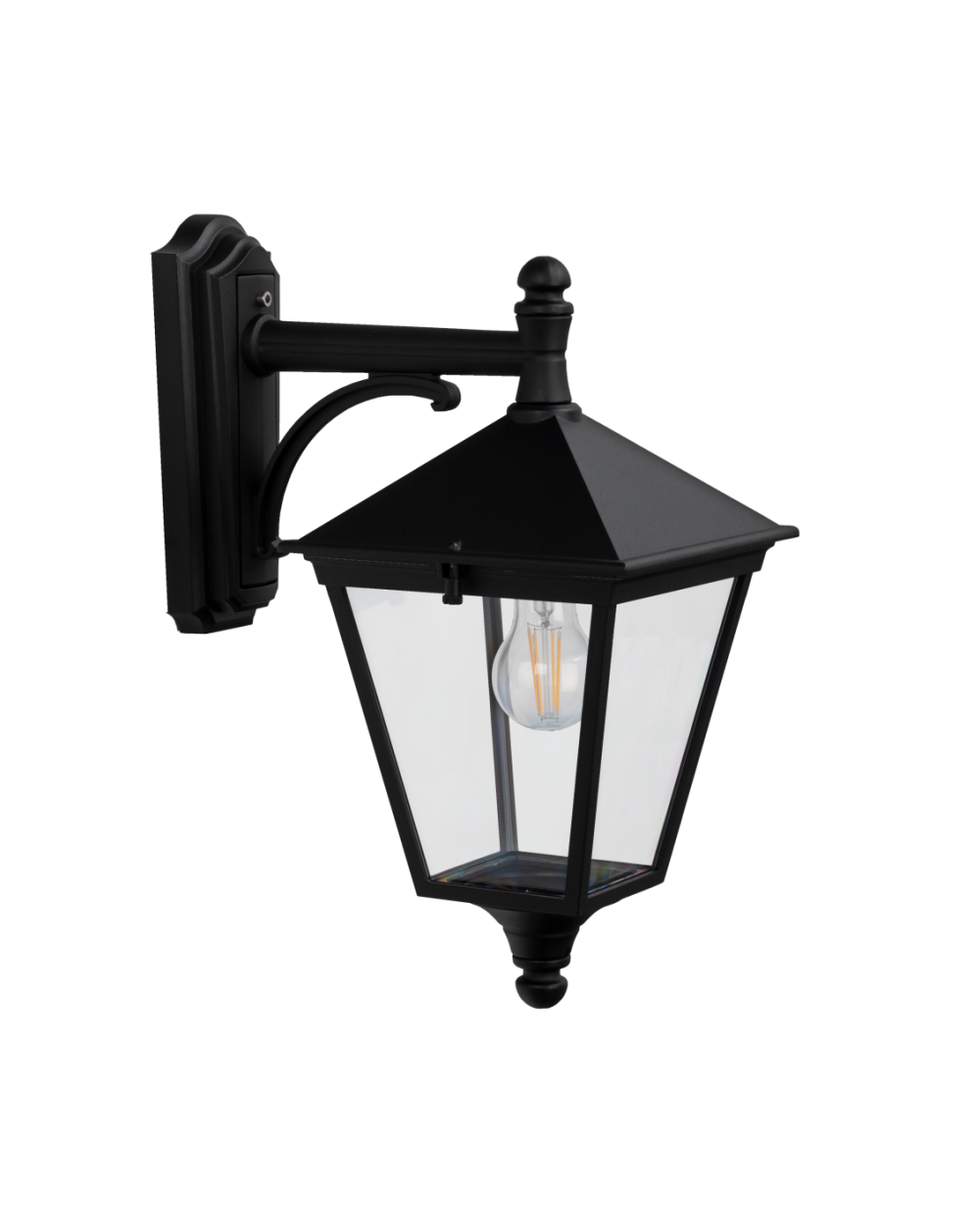 LONDON 481 BLACK E27 LED 9W ON ARM DOWN 481BL