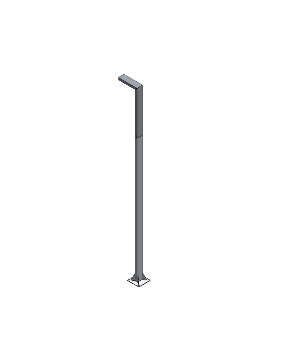 ASKER POLE PRO 5200 ALUMINUM LED 19,5W 3000K 350CM 5200AL