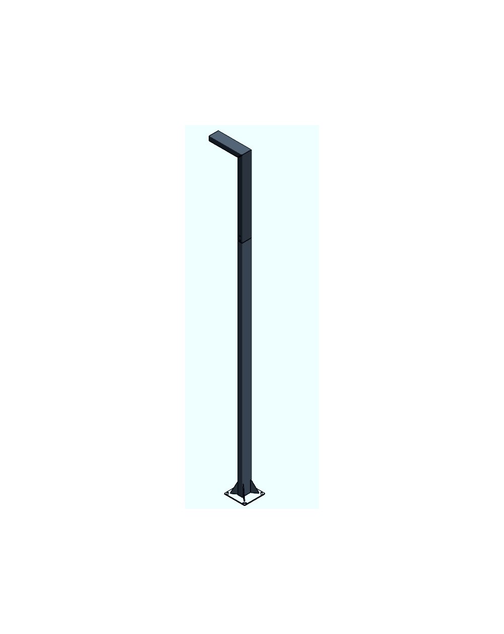 ASKER POLE PRO 5225 GRAPHITE LED 19,7W 4000K 300CM 5225GR