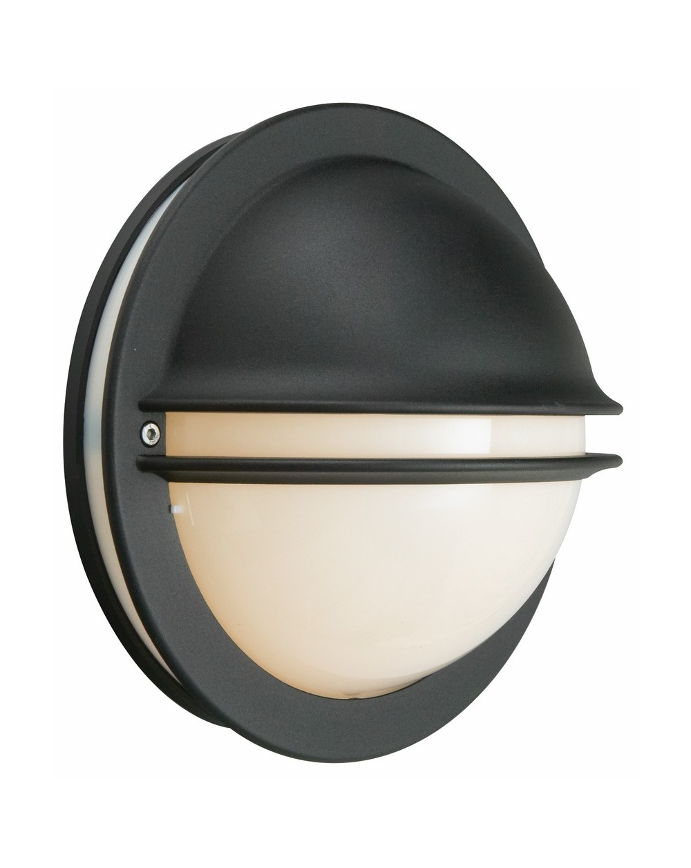 BERLIN 611 BLACK E27 LED 9W OPAL LAMPSHADE 611BL