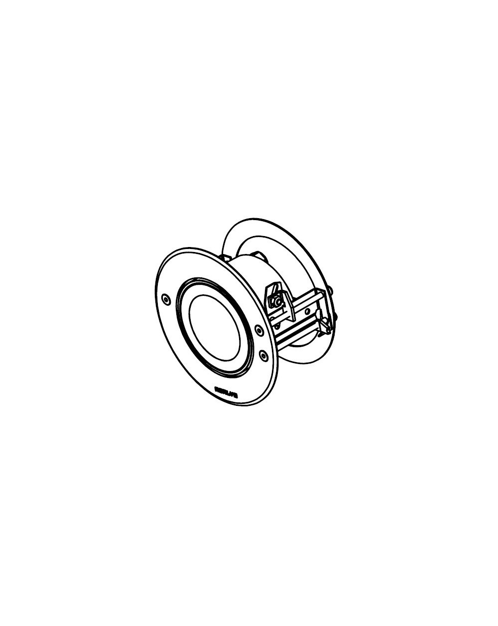 MOSS 6370 GRAPHITE LED 8,4W 3000K O120 6370GR