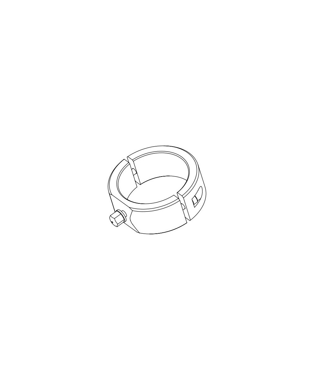 CLAMP FOR MOSS FI 60MM GRAPGITE 6435GR