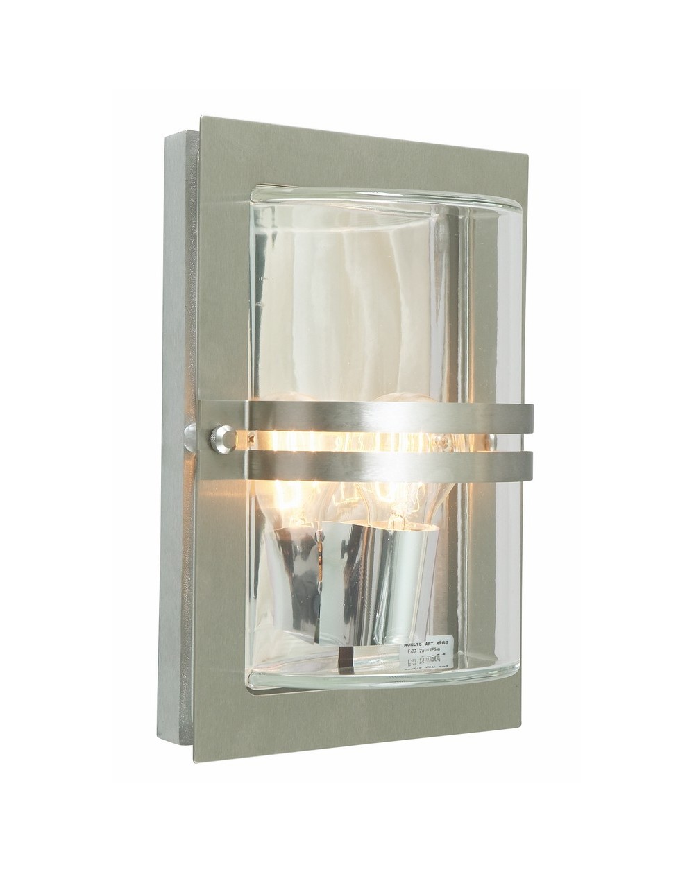 BASEL 660 STAINLESS STEEL E27 LED 9W NO 660ST