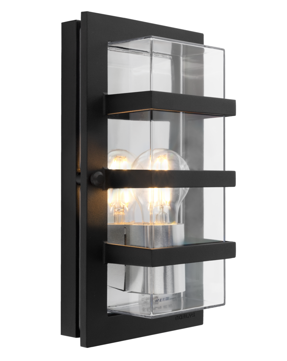 BODEN 862 BLACK E27 LED 9W CLEAR LAMPSHADE 862BL