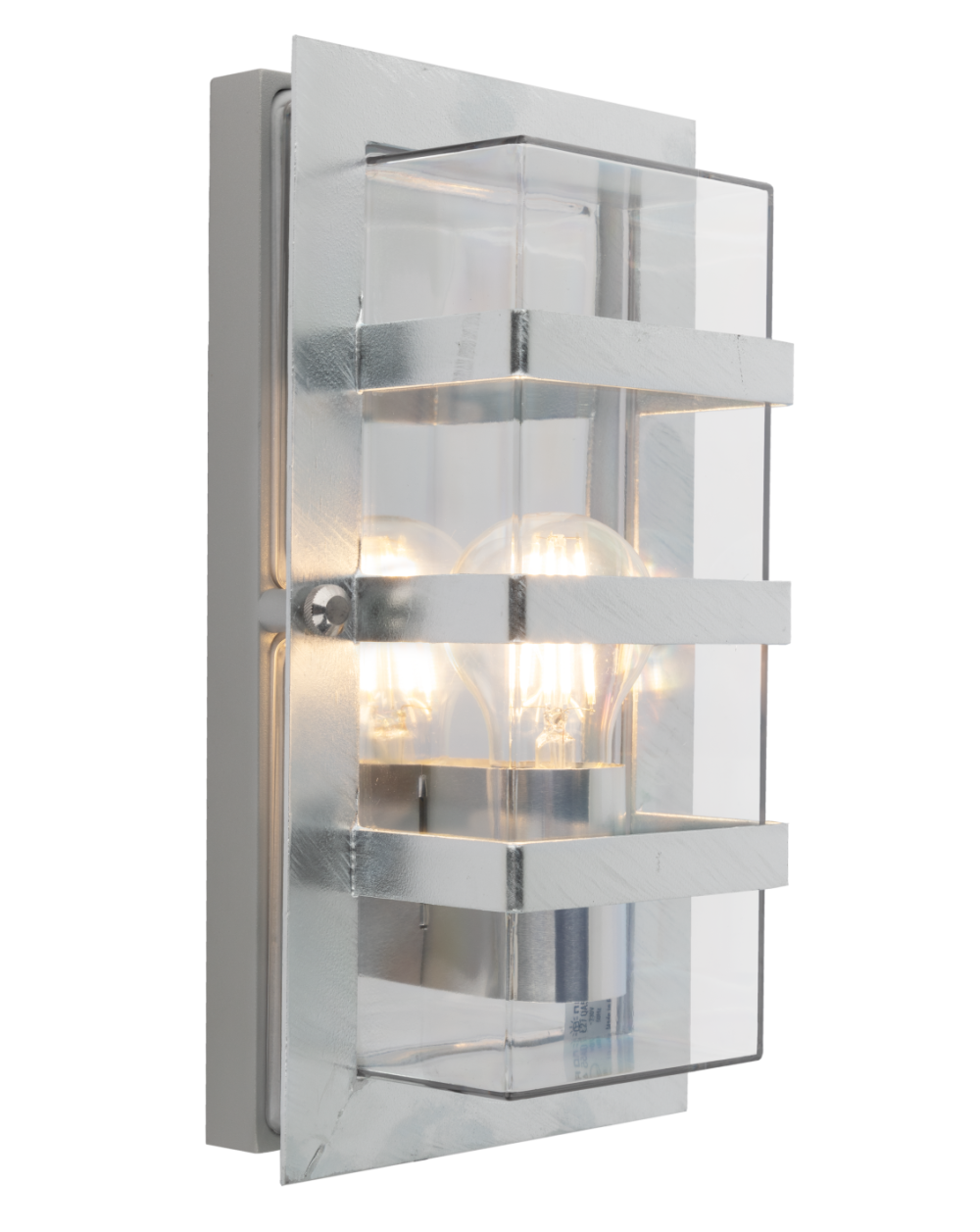 BODEN 862 HOT-DIP GALVANIZING E27 LED 9W CLEAR LAMPSHADE 862GA