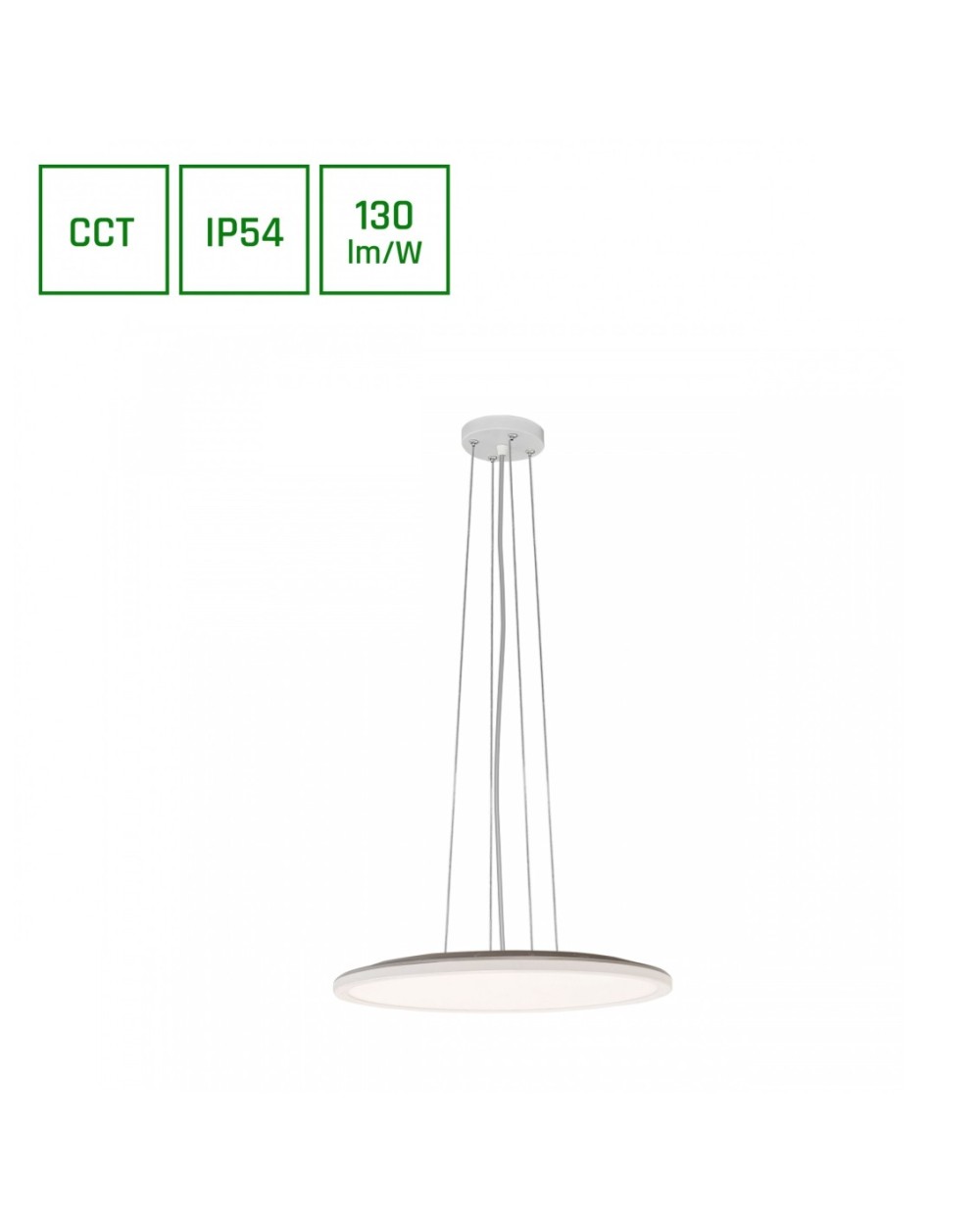 NYMPHEA FLAT DUO 36W CCT 230V 120ST IP54 FI400X26MM BIAŁY OKRĄGŁA SLI031047CCT_PW