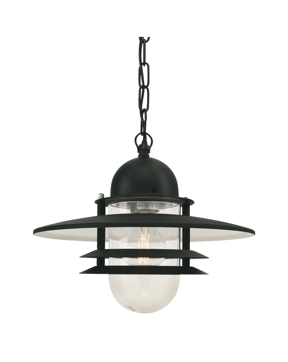 OSLO 240A BLACK E27 LED 9W 240A/BL