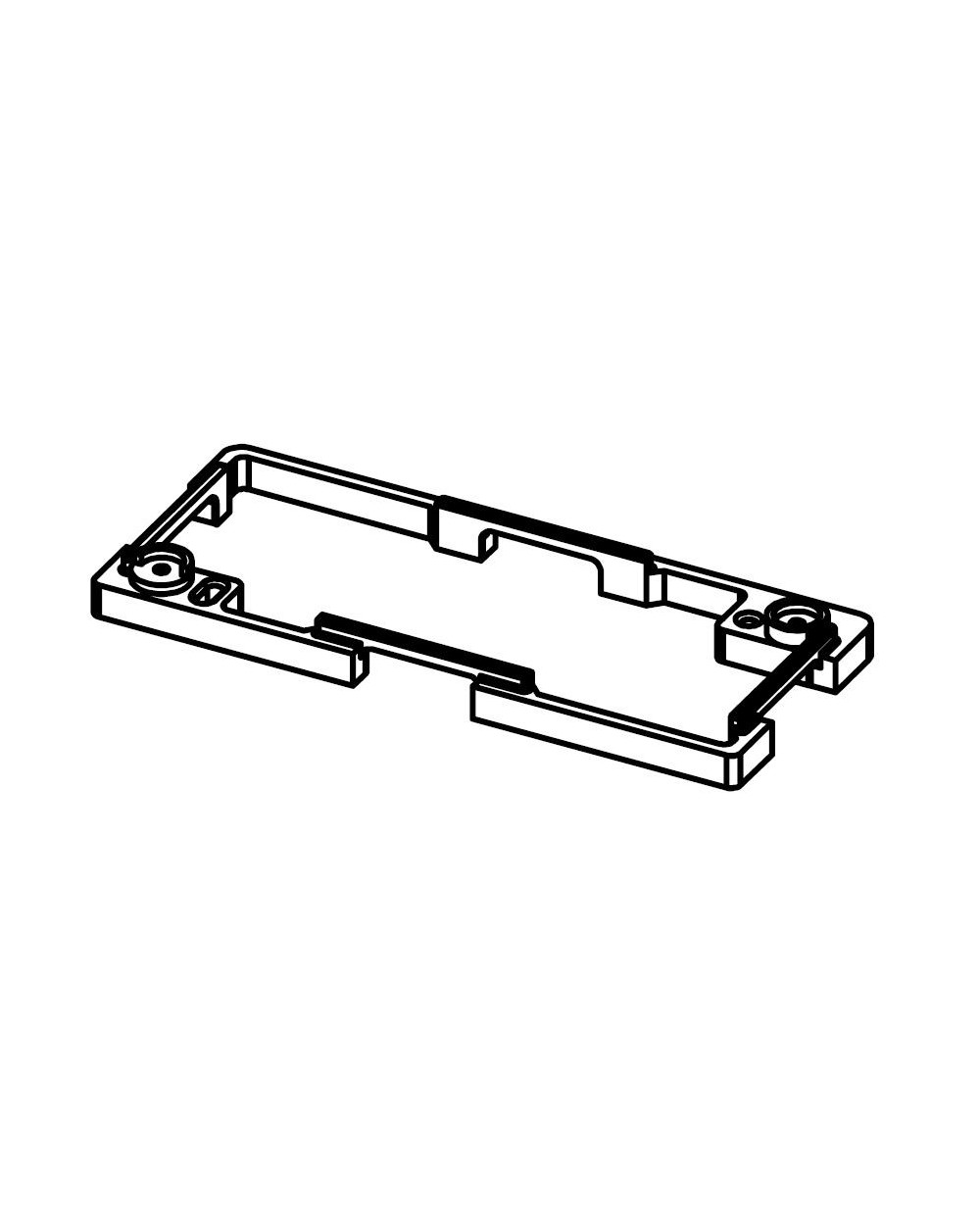 DISTANCE PLATE 121 GRAPHITE 121GR