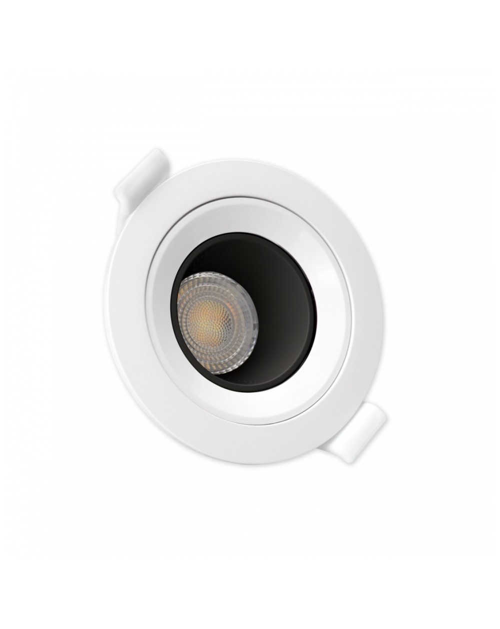 FIALE CORE DEEP GU10 OCZKO GU10 IP20 FI86X34MM BIAŁY SRODEK CZARNY OKRĄGŁA RUCHOMA SLIP001024