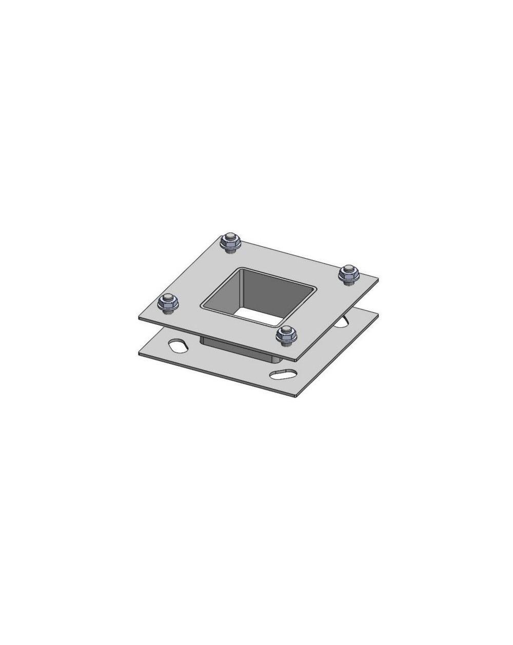 ADAPTER 1259 FOR LAMPPOST SQUARE BASE 4xM14 SCREWS 180/180 ACCESSORY 1259