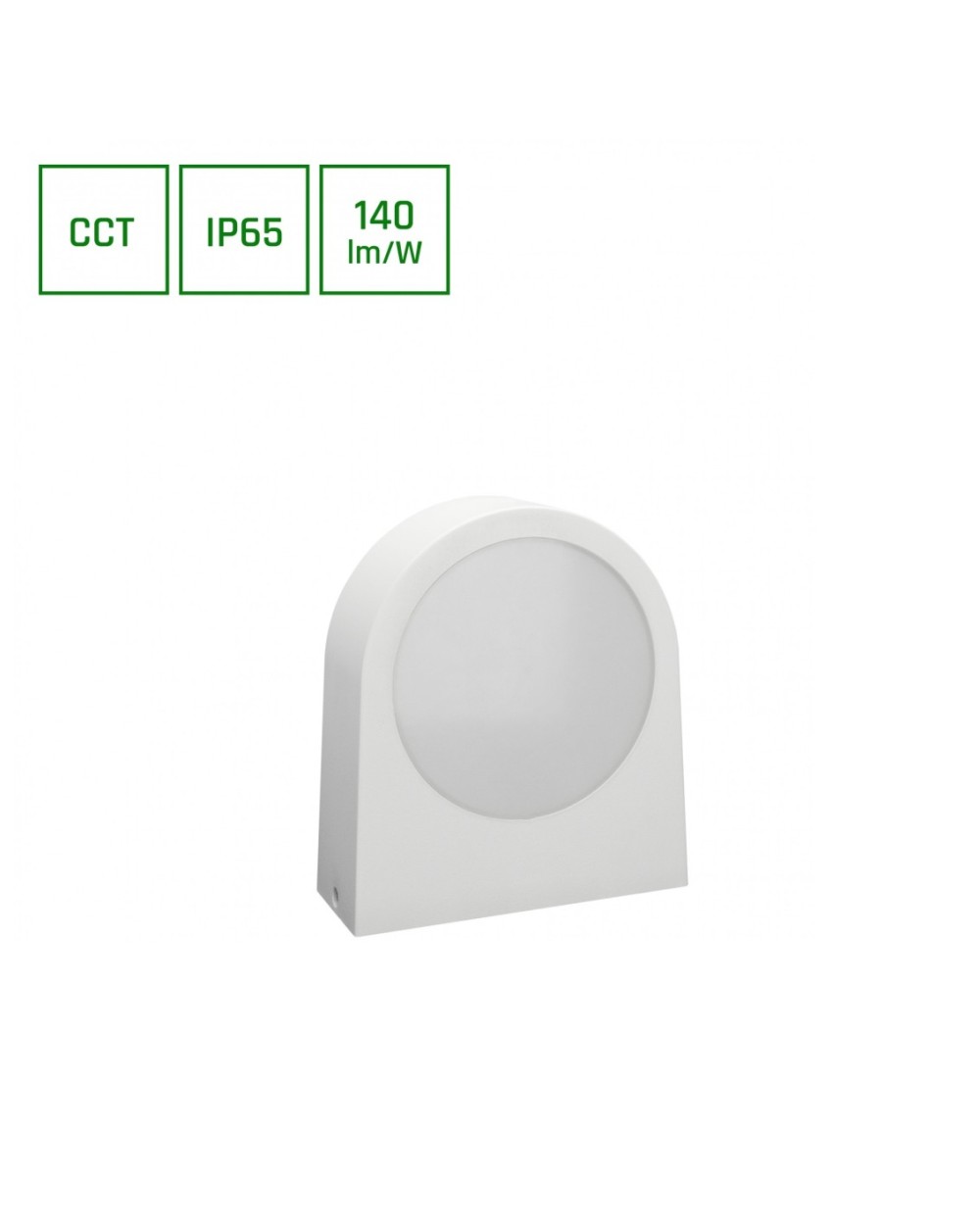 VERSA 15W CCT 230V 100ST IP65 70X180x196MM BIAŁY ELEWACYJNA SLI003050CCT_PW