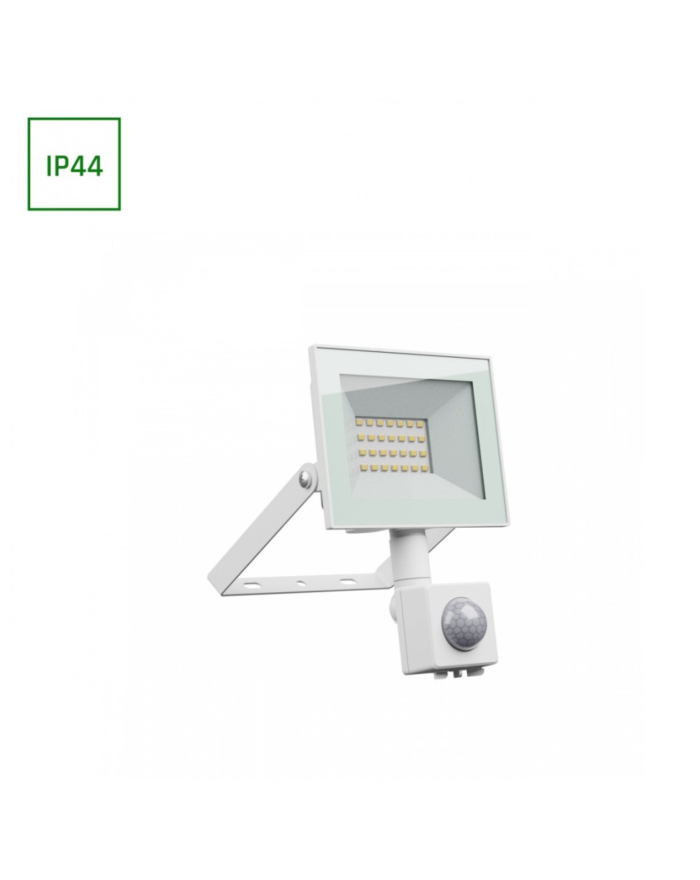 NOCTIS LUX 4 NAŚWIETLACZ 20W WW 230V IP44 116x174x53mm BIAŁY czujnik ruchu PIR SLI029075WW_CZUJNIK_PW