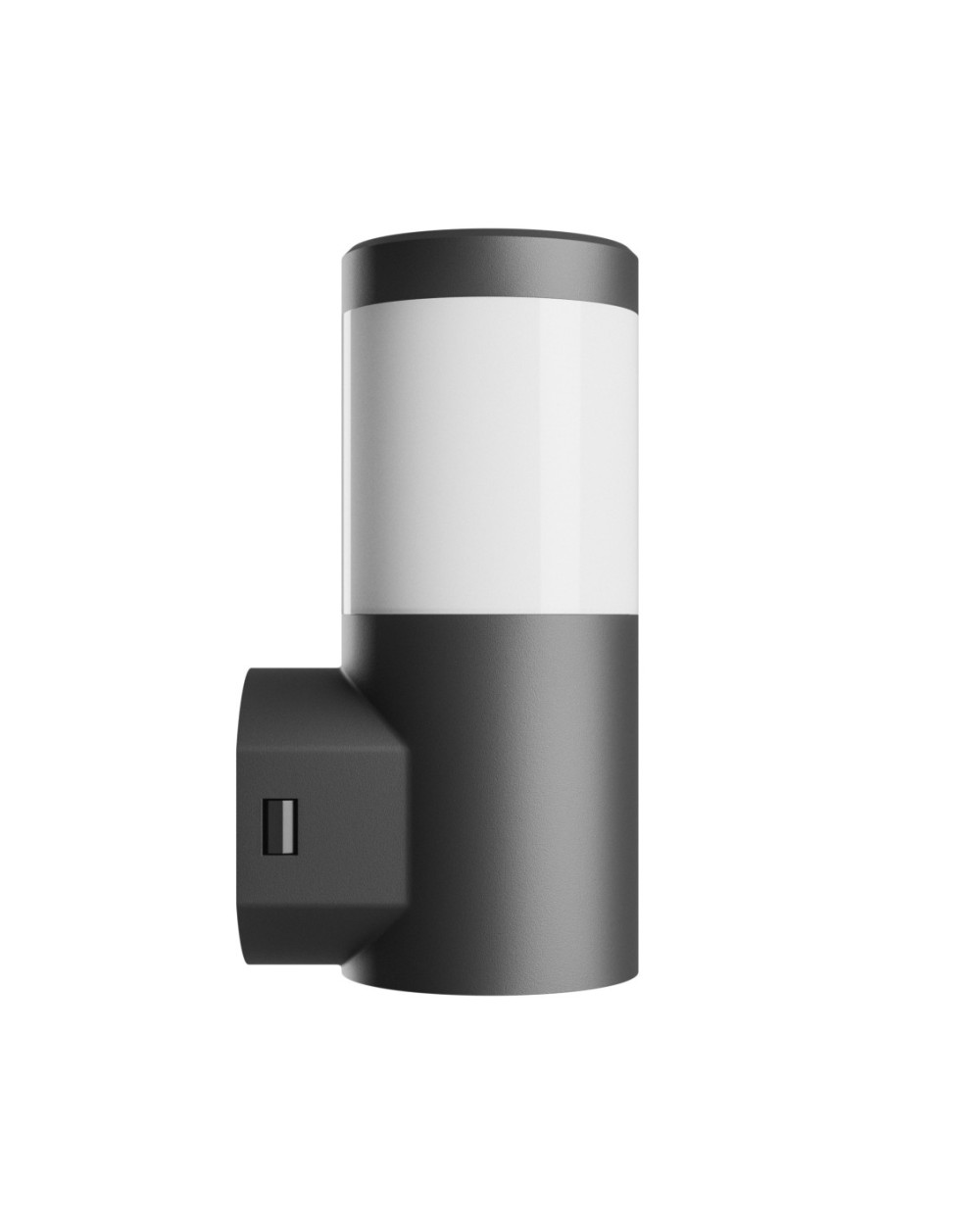 STELLA COLUMN WALL GU10 6W CCT 230V 270ST IP44 IK08 100X120X245MM CZARNY OKRĄGŁA ELEWACYJNA SLI003057CCT_PW