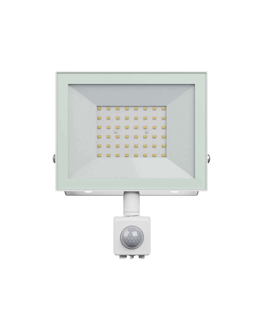 NOCTIS LUX 4 NAŚWIETLACZ 50W NW 230V IP44 176x221x53mm BIAŁY czujnik ruchu PIR SLI029077NW_CZUJNIK_PW