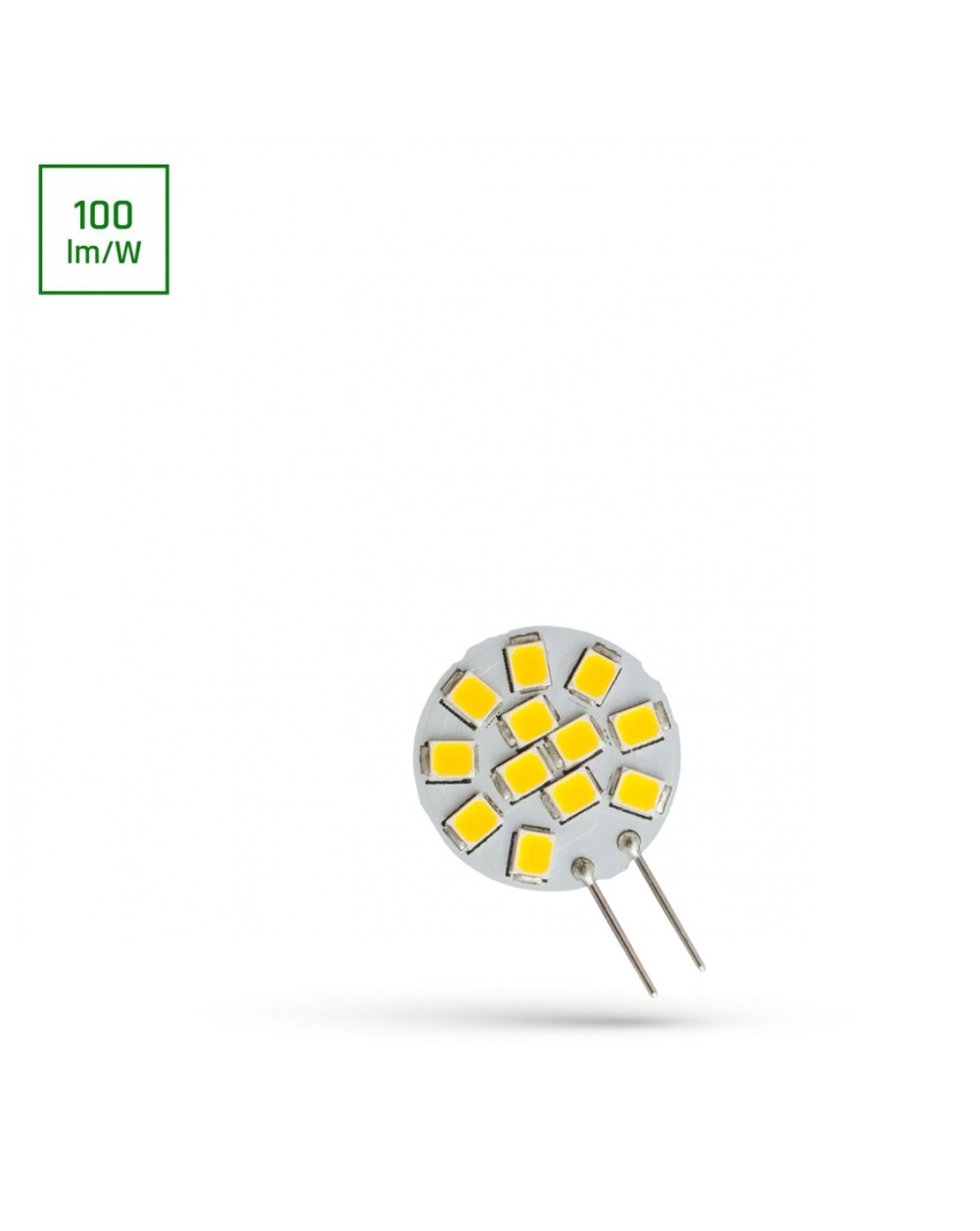 LED G4 12V 1.2W 12 LED WW 20mm SPECTRUM WOJ+13784_WW