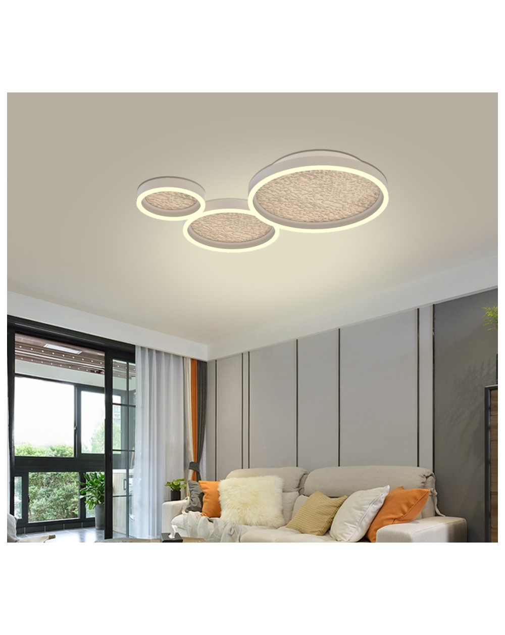 9069-313 Lampa sufitowa trójka BORMES Sand 9069-313