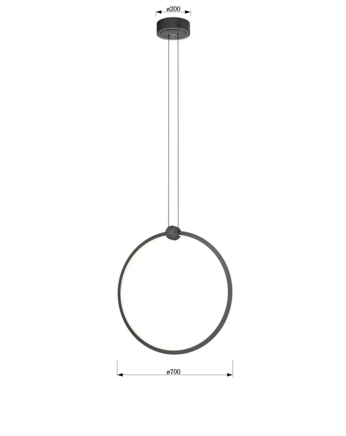 6218-0110 Lampa wisząca okrągła CIRCOLA 6218-0110