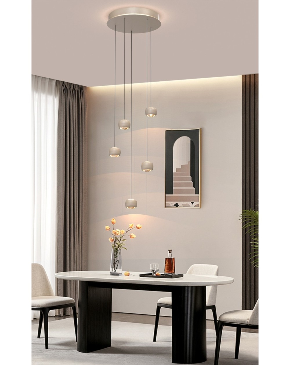 5039-513 Lampa wisząca piątka QUIBERON 5039-513