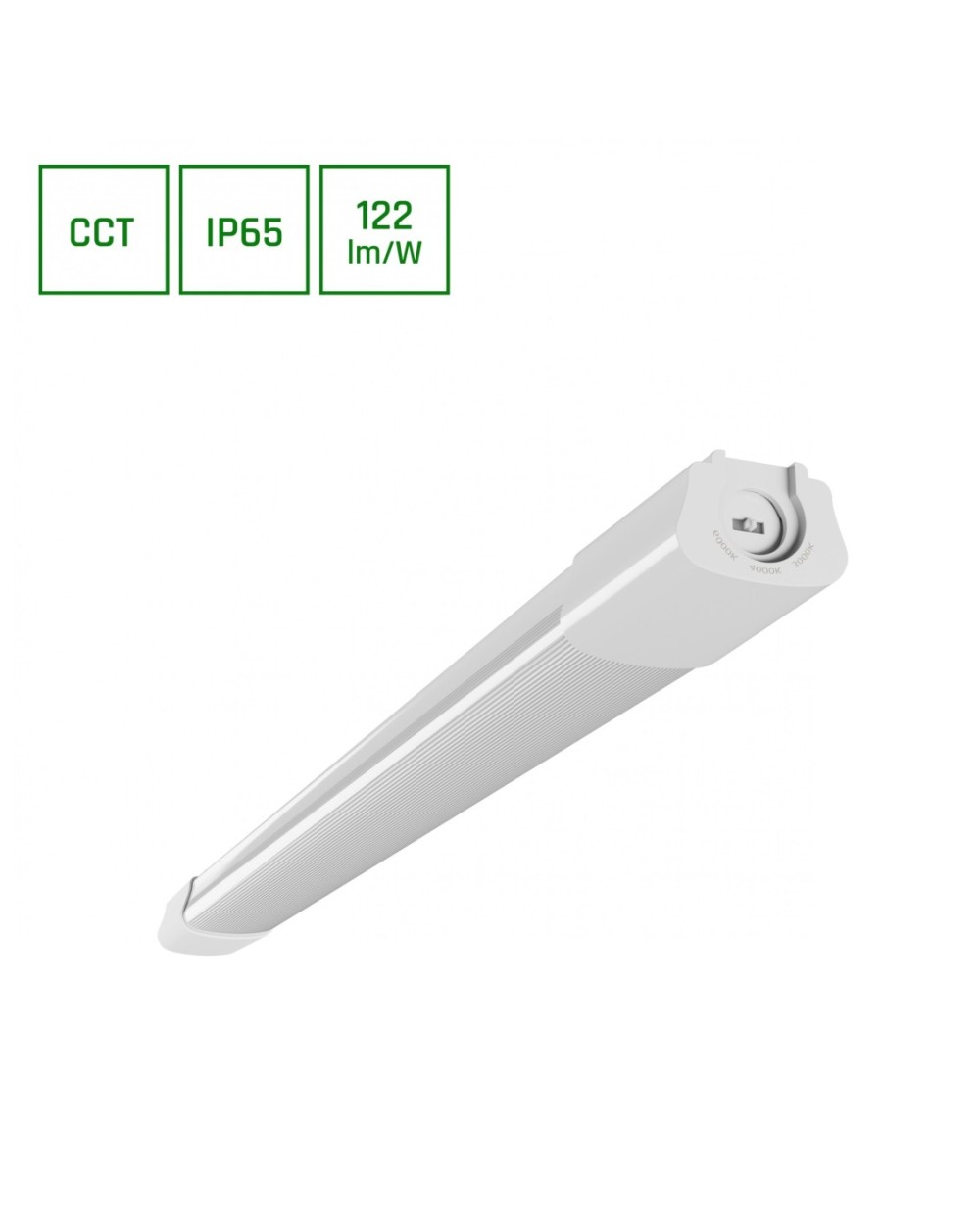 LIMEA SELECT HERMETYK 600MM 18W 3CCT 230V 120ST IP65 36×46×600MM BIAŁY SLI030010CCT_PW