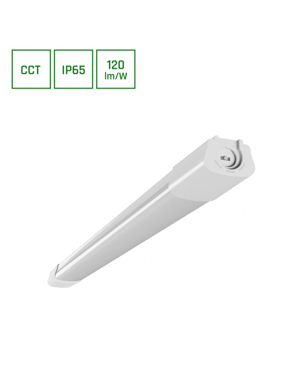 LIMEA SELECT HERMETYK 1200MM 36W 3CCT 230V 120ST IP65 36×46×1200MM BIAŁY SLI030011CCT_PW
