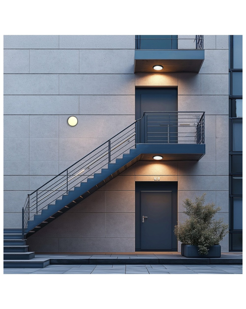 NYMPHEA OMNI BLACK E27 230V IP65 IK08 FI300X90MM CZARNY OKRĄGŁA SLIP031052