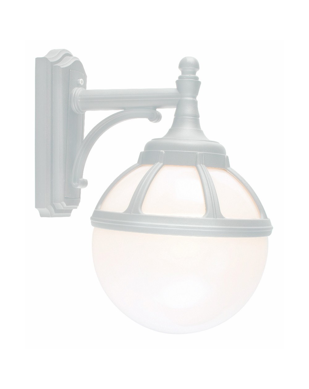 BOLOGNA 311 WHITE E27 LED 9W ON ARM DOWN 311WH