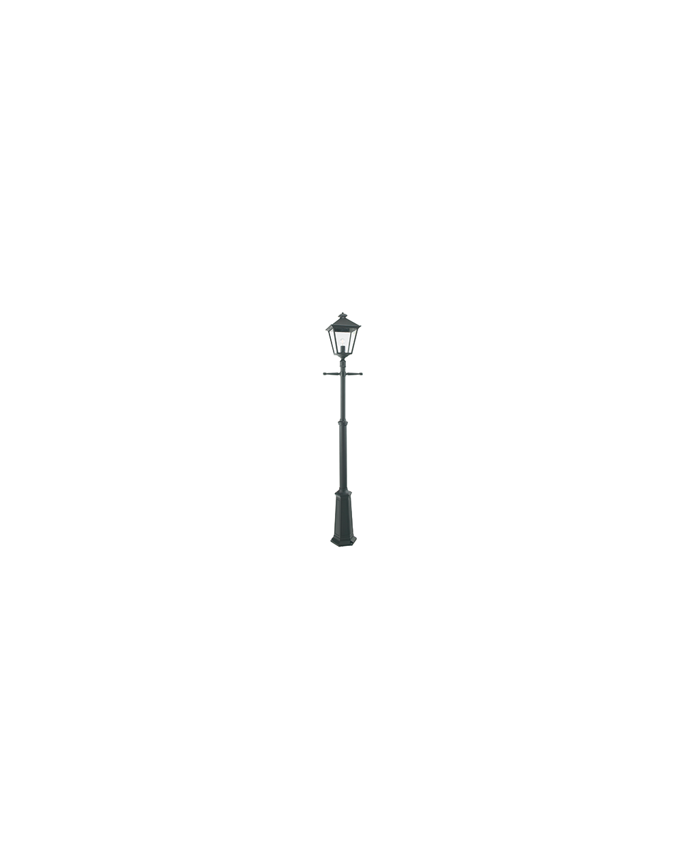 Latarnia pojedyncza London Big - Norlys zewnętrzna lampa ogrodowa oprawa uliczna parkowa czarna lub biała