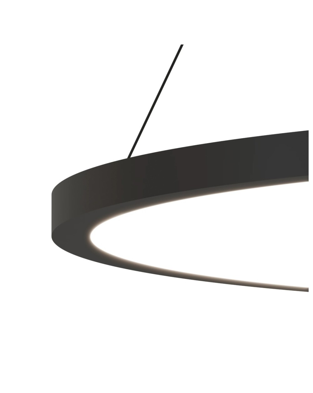 Lampa Wisząca Ringa LED czarna PL0150-BK
