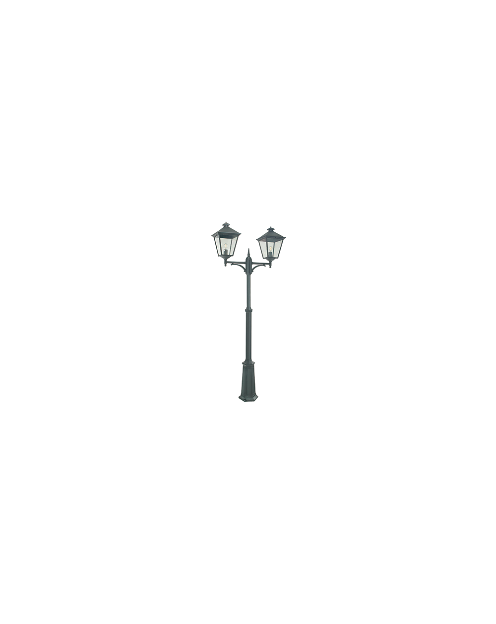Latarnia podwójna London Big - Norlys zewnętrzna lampa ogrodowa oprawa uliczna parkowa czarna lub biała
