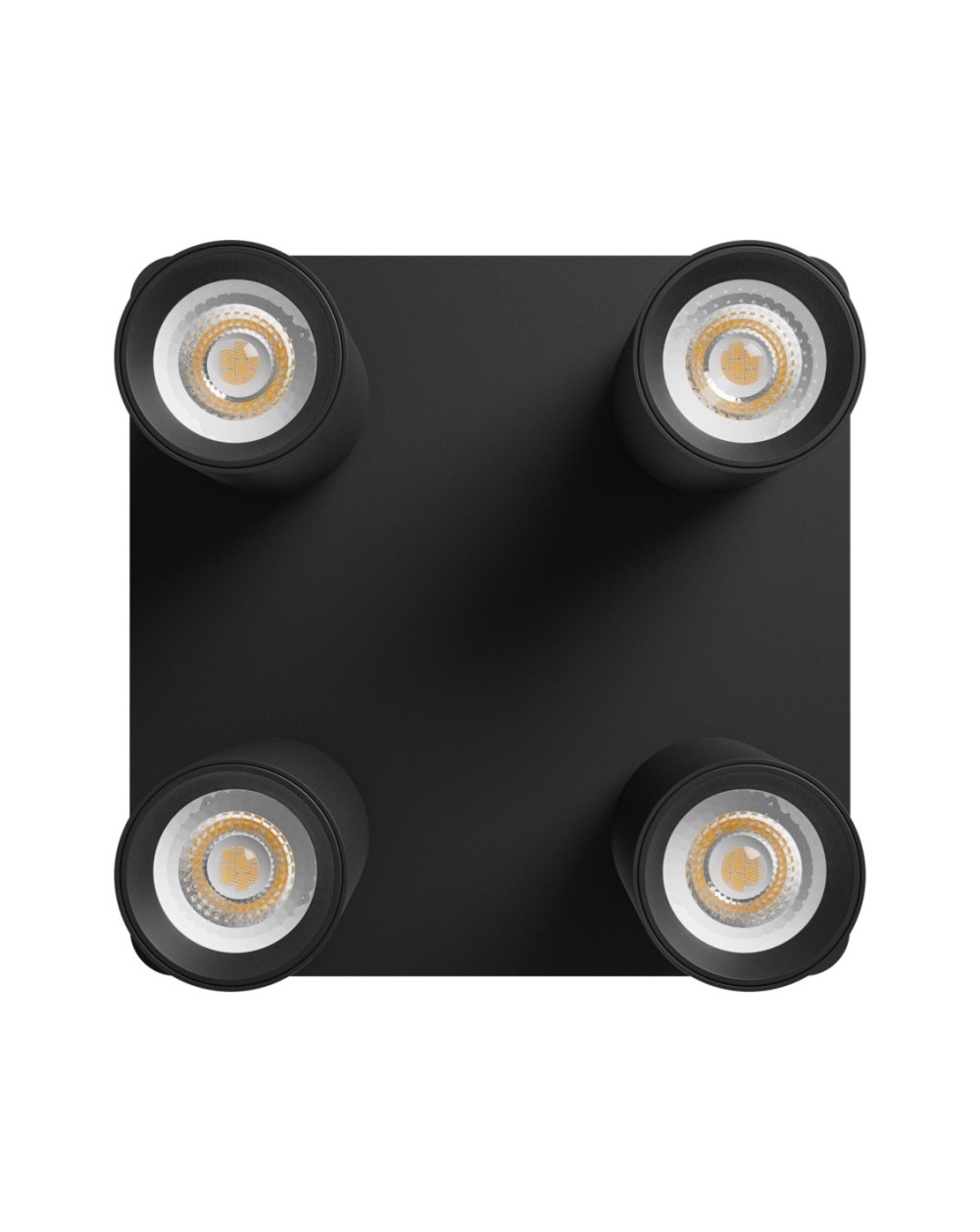 MADARA ALTRO SQUARE 4xGU10 230V IP20 220X220X134MM CZARNY SLIP003070