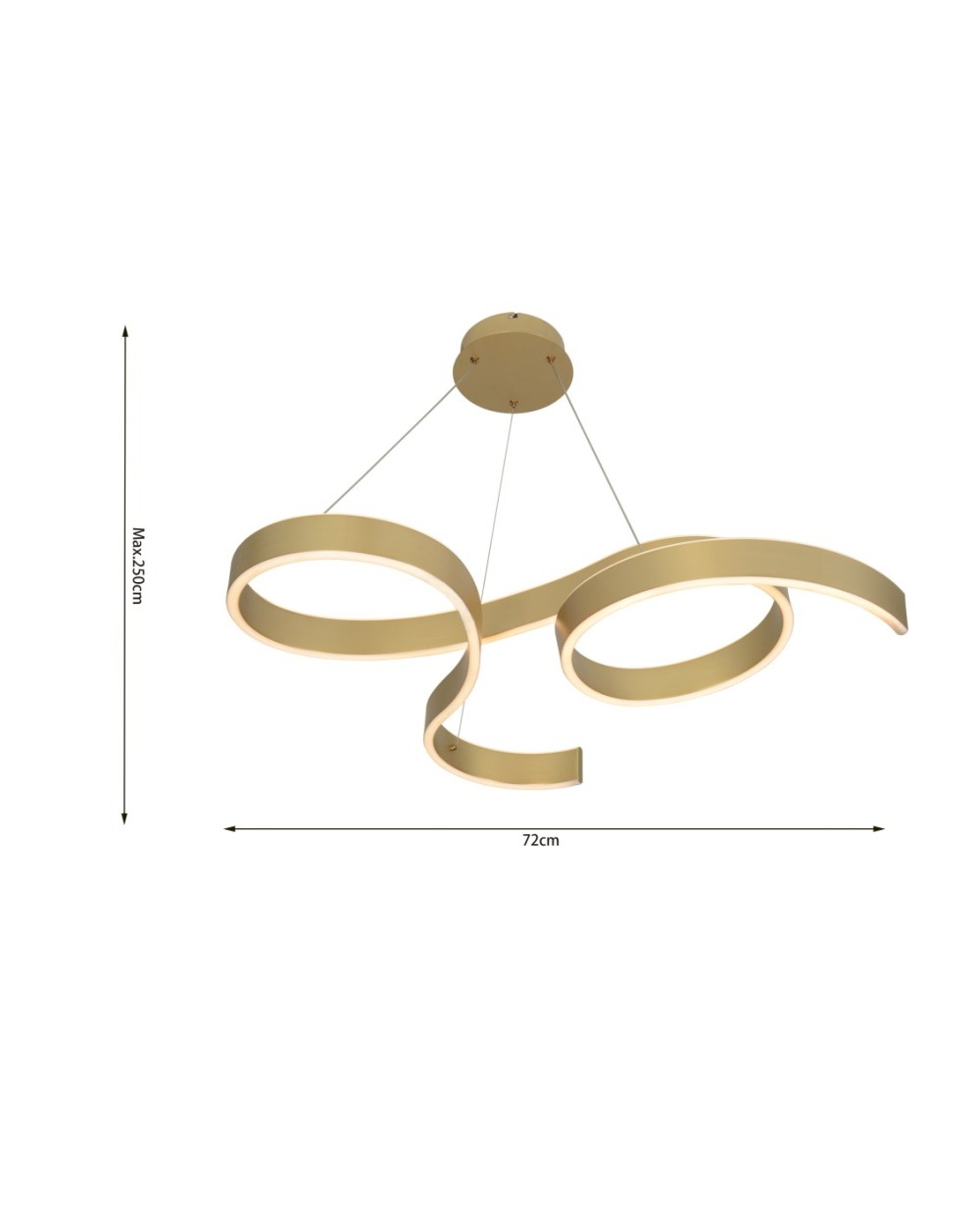 6213-0115 Lampa wisząca LED wstążka MARTIALO 6213-0115
