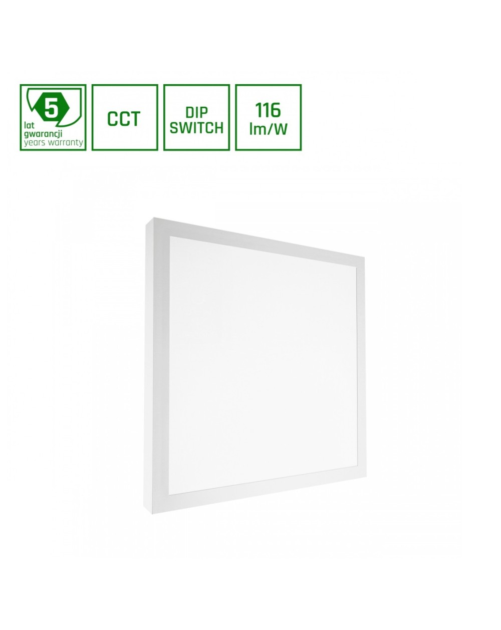 NYMPHEA SELECT 24W/35W/40W CCT 230V 120ST IP20 400X400X33MM BIAŁY 5 LAT GWARANCJI SLI031059CCT_PW