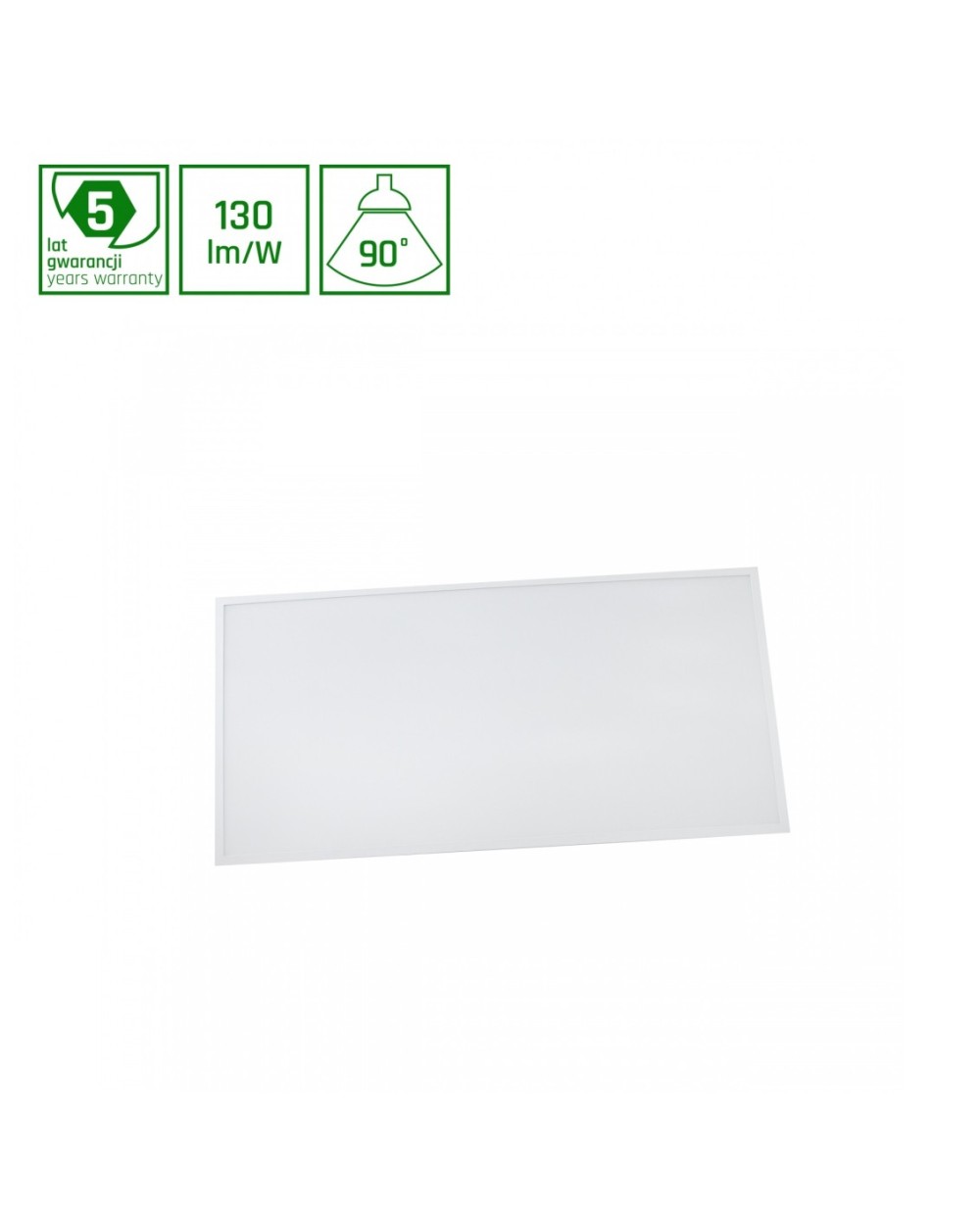 ALGINE PANEL BACKLIGHT 60W NW 230V 90ST IP40 UGR 19 600x1200x30 BIAŁY 5 LAT GWARANCJI SLI035094NW_PW