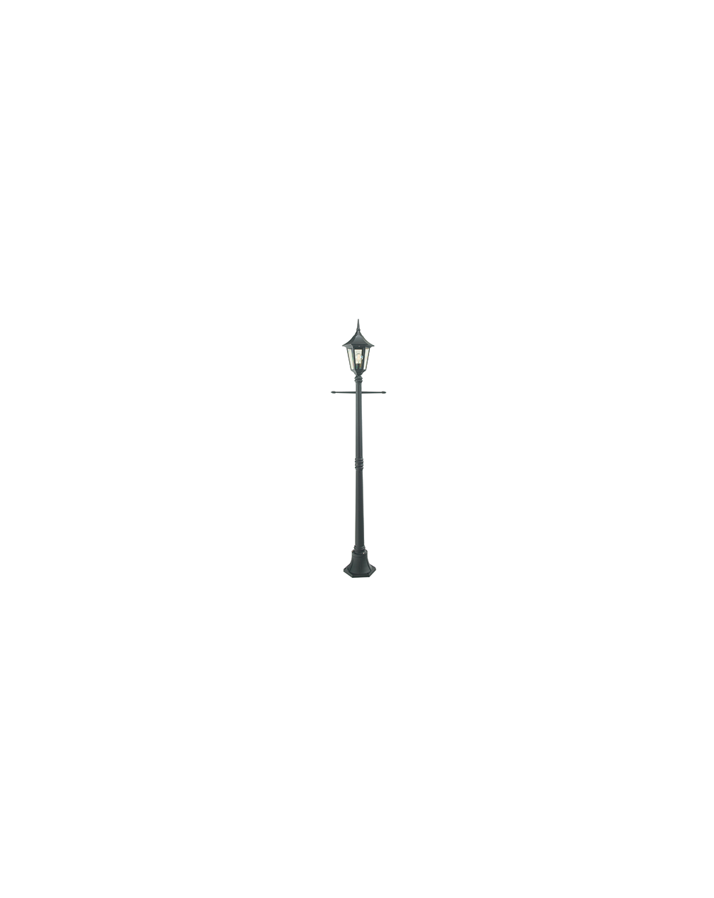 Latarnia pojedyncza Milano - Norlys zewnętrzna lampa ogrodowa oprawa uliczna parkowa czarna lub biała