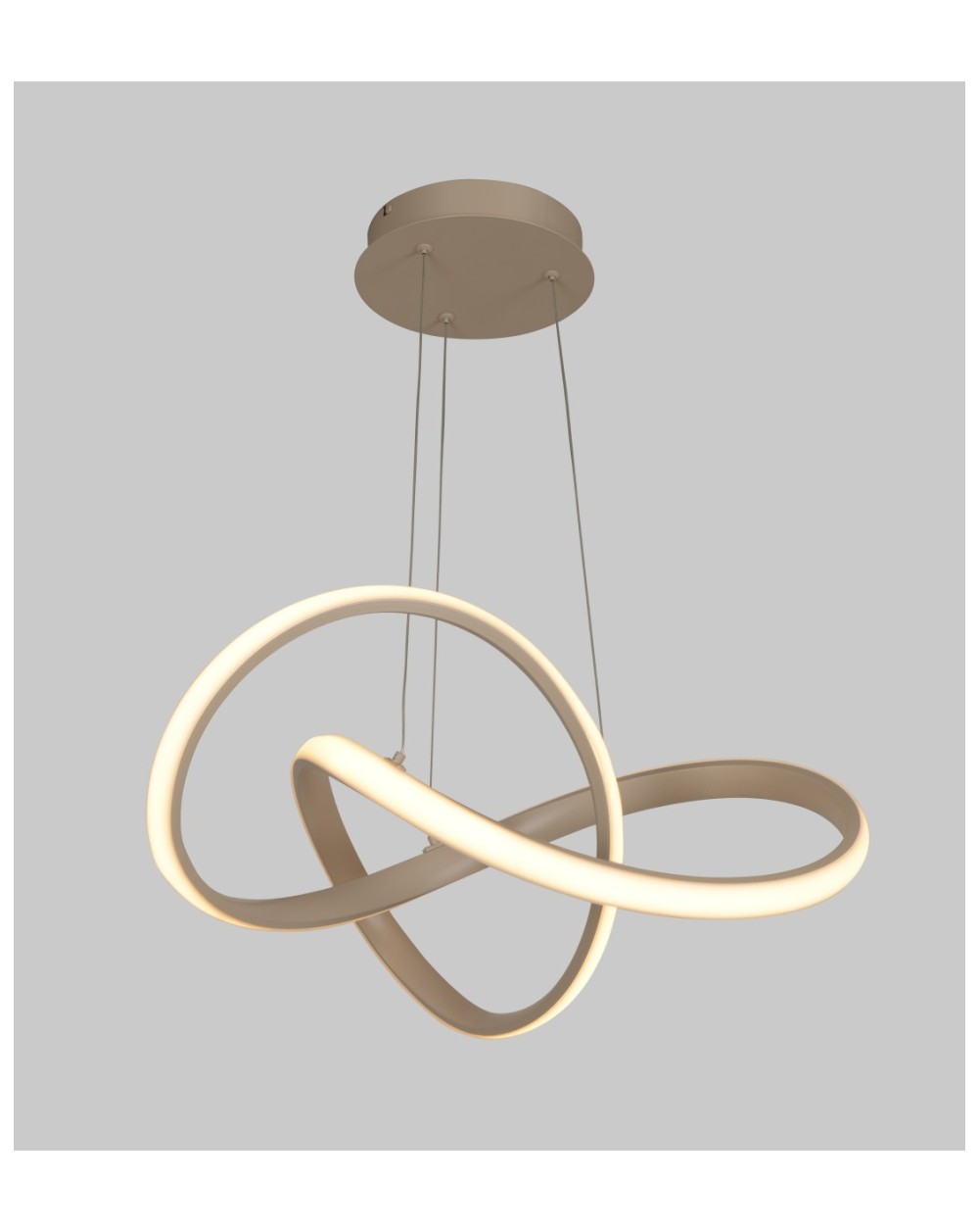 6064-113S Lampa wisząca mała BANDOL kaszmirowa - piaskowa 6064-113S