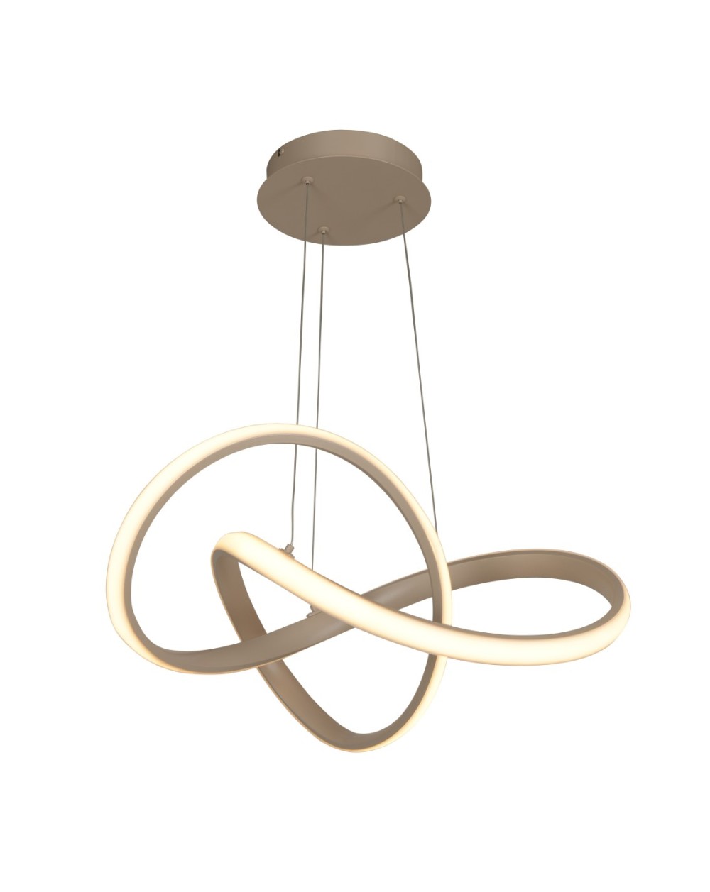 6064-113S Lampa wisząca mała BANDOL kaszmirowa - piaskowa 6064-113S