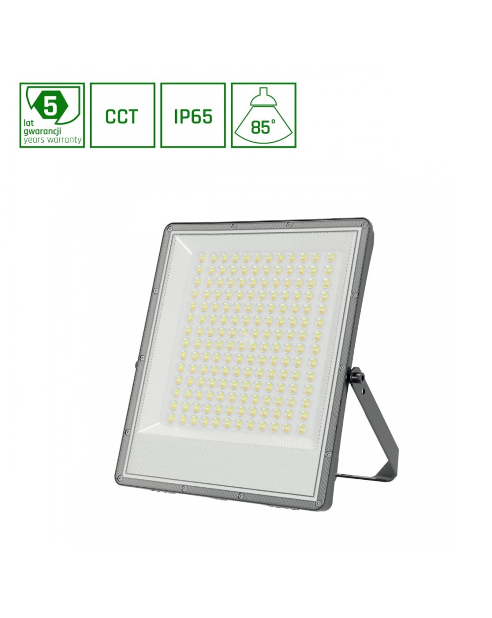 NOCTIS MAX CCT NAŚWIETLACZ 150W CCT 230V IP65 355x265x26mm SZARY 5 LAT GWARANCJI SLI029086CCT_PW