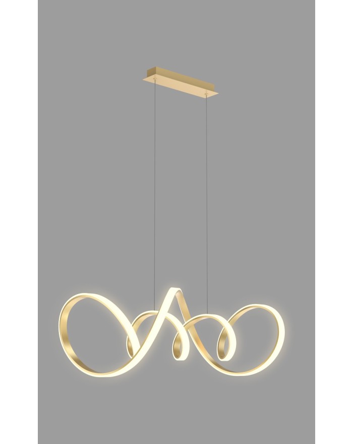 7095-0115 Lampa wisząca Toronto złota 7095-0115