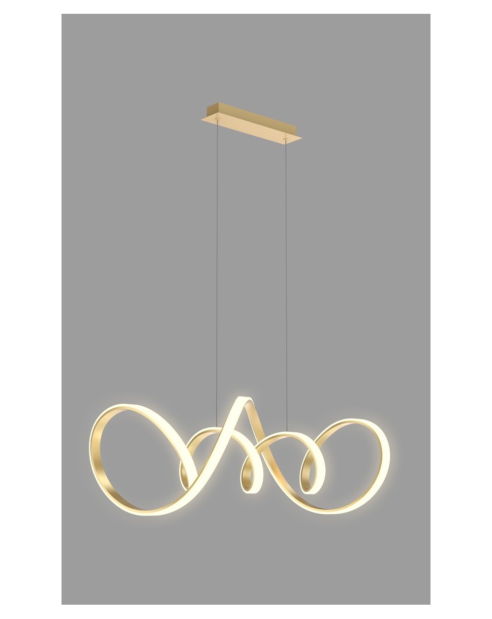 7095-0115 Lampa wisząca Toronto złota 7095-0115