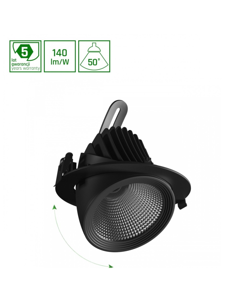 SAL SILENA 2 840 27W 230V 50st Black WOJP09902