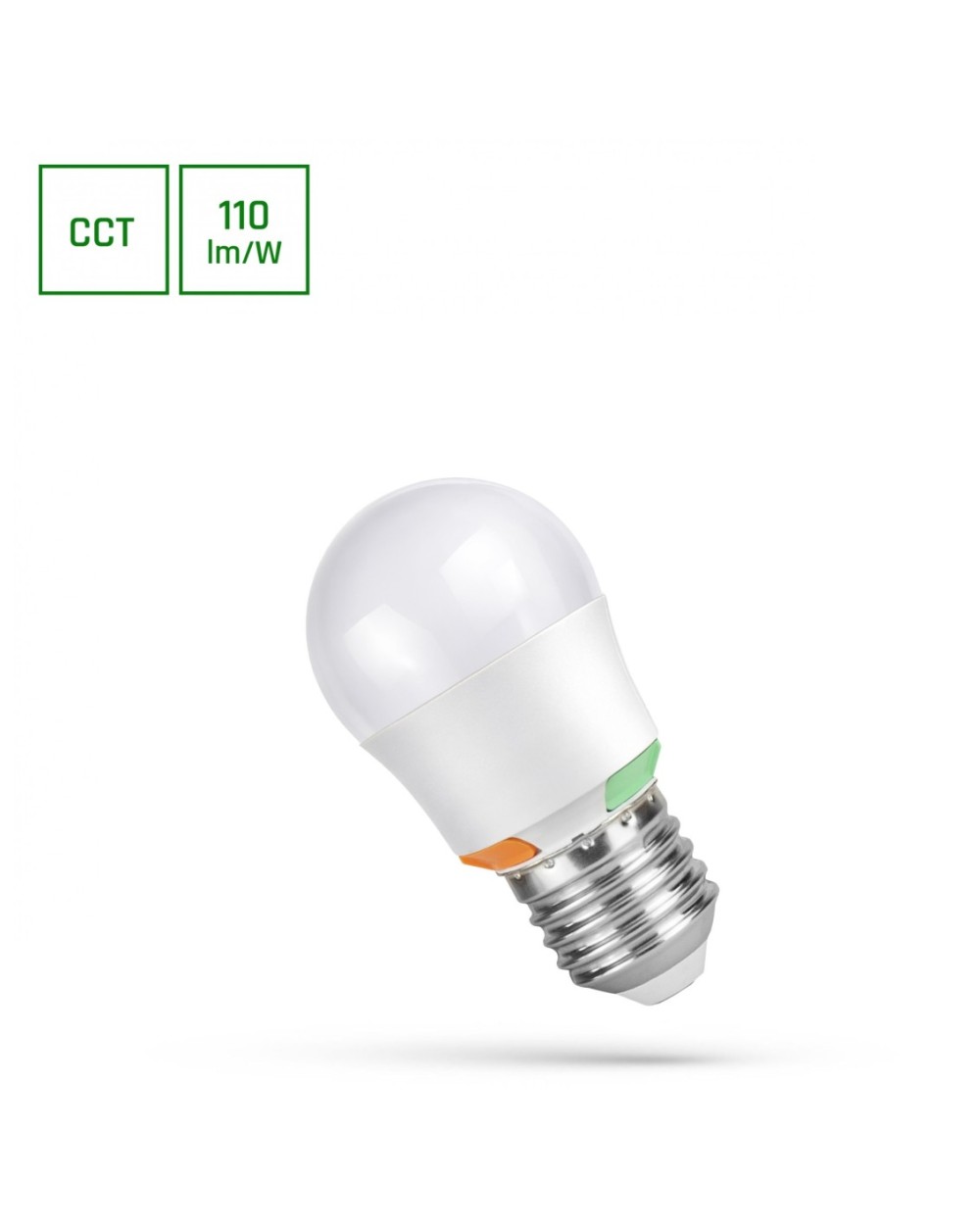 LED KULKA E-27 230V 2W/4W/6W CCT SPECTRUM WOJ+17013